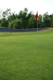 Red flag on the golf course royalty free stock images Red flag on the golf course royalty free stock images