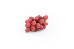 Red grape on white background Stock Photos Red grape on white background Stock Photos