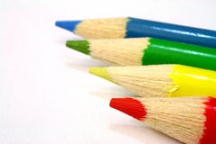 Red, Green, Yellow And Blue Stock Image