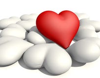 Red heart vector illustration Red heart vector illustration