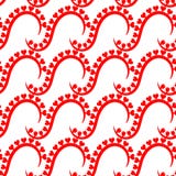 Red Heart Swirls Seamless Pattern Royalty Free Stock Photos Red Heart Swirls Seamless Pattern Royalty Free Stock Photos