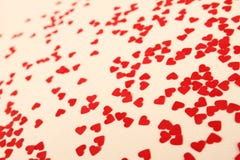 Red Hearts Background Royalty Free Stock Images