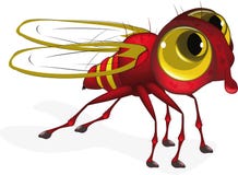 Red insect royalty free illustration Red insect royalty free illustration