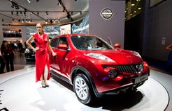 Red Jeep Car Nissan Juke Editorial Stock Photo Image Of Headlight