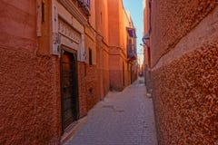 Red medina of Marrakech, Morocco stock photos Red medina of Marrakech, Morocco stock photos