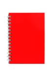 Red Notebook Isolated Royalty Free Stock Photos