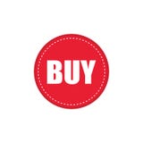 Red round BUY button for web shop design. red circle round buy button vector eps10. royalty free illustration Red round BUY button for web shop design. red circle round buy button vector eps10. royalty free illustration