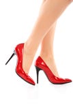 Red Shoes Royalty Free Stock Images
