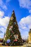 Red Square. A large Christmas tree dressed up for Christmas and New Year 2019 in front of GUM. Moscow, Russia. stock photography Red Square. A large Christmas tree dressed up for Christmas and New Year 2019 in front of GUM. Moscow, Russia. stock photography
