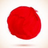 Red vector isolated acrylic paint circle Stock Photos Red vector isolated acrylic paint circle Stock Photos