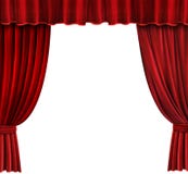 Red Velvet Theater Curtains Stock Image Red Velvet Theater Curtains Stock Image