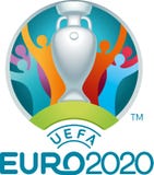 Redaktionell - UEFA-Eurologo 2020 stock abbildung Redaktionell - UEFA-Eurologo 2020 stock abbildung