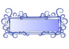 Redemoinhos do azul do logotipo do Web page ilustração do vetor Redemoinhos do azul do logotipo do Web page ilustração do vetor