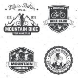 Reeks Berg biking clubs Vector illustratie vector illustratie Reeks Berg biking clubs Vector illustratie vector illustratie