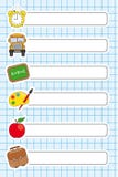 Reeks schoolpictogrammen stock illustratie Reeks schoolpictogrammen stock illustratie