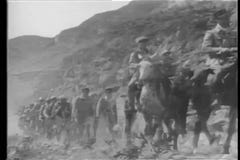 Reenactment histórico da legião estrangeira em Marrocos video estoque Reenactment histórico da legião estrangeira em Marrocos video estoque