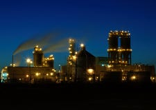 Refinery At Night In Montreal A2 Royalty Free Stock Photo Refinery At Night In Montreal A2 Royalty Free Stock Photo