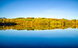 Reflection Of Autumn Trees On Lake Royalty Free Stock Photo Reflection Of Autumn Trees On Lake Royalty Free Stock Photo