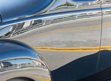 Reflexiones clásicas del coche Foto de archivo Reflexiones clásicas del coche Foto de archivo