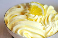 Refreshing Lemon Ice Cream Royalty Free Stock Photo