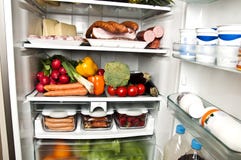 Refrigerador fotografia de stock royalty free Refrigerador fotografia de stock royalty free