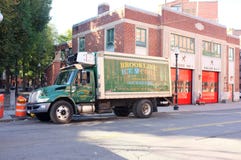 Refrigerated Delivery Van Truck stock image Refrigerated Delivery Van Truck stock image