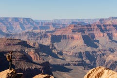 Regard au-dessus de Grand Canyon photo libre de droits Regard au-dessus de Grand Canyon photo libre de droits