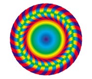 Regenboog abstract voorwerp Schijf, mandala, cirkel royalty-vrije illustratie Regenboog abstract voorwerp Schijf, mandala, cirkel royalty-vrije illustratie