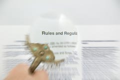 Regole e documento vago regolazioni Immagini Stock Libere da Diritti Regole e documento vago regolazioni Immagini Stock Libere da Diritti