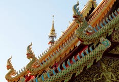 Rei Naga Serpent Statues foto de stock Rei Naga Serpent Statues foto de stock