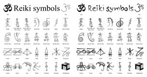 Reiki-Kalligraphiesatz Reiki-Kalligraphiesatz
