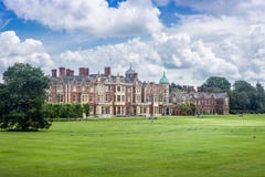 Reino Unido, Norfolk, Sandringham, 2016, junio, 15: La residencia del ` s de la reina, fotos de archivo libres de regalías Reino Unido, Norfolk, Sandringham, 2016, junio, 15: La residencia del ` s de la reina, fotos de archivo libres de regalías