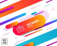 Reject mail line icon. Delete message sign. Vector vector illustration Reject mail line icon. Delete message sign. Vector vector illustration