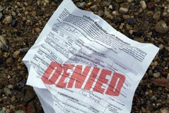 Rejected house loan application Royalty Free Stock Image Rejected house loan application Royalty Free Stock Image