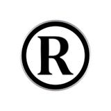 Rejestrowy znaka firmowego znaka srebra metalu gradient i czerń Rejestrowy znak firmowy ikony wektor eps10 royalty ilustracja Rejestrowy znaka firmowego znaka srebra metalu gradient i czerń Rejestrowy znak firmowy ikony wektor eps10 royalty ilustracja