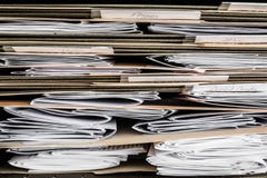 Rekeningendocumenten en verklaringen stock afbeelding Rekeningendocumenten en verklaringen stock afbeelding