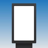 Reklamowego billboardu sztandaru informaci deska royalty ilustracja Reklamowego billboardu sztandaru informaci deska royalty ilustracja