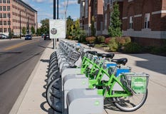 Relação Dayton Bike Share imagem de stock Relação Dayton Bike Share imagem de stock