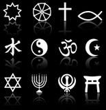 Religious Symbols on Black
