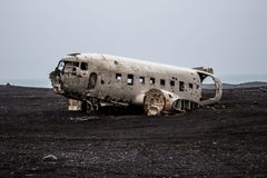 Relitto di un aeroplano fotografia stock libera da diritti Relitto di un aeroplano fotografia stock libera da diritti