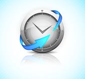 Reloj con la flecha libre illustration Reloj con la flecha libre illustration