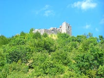 Medieval fortress Koznik. Remains of the medieval fortress Koznik royalty free stock image Medieval fortress Koznik. Remains of the medieval fortress Koznik royalty free stock image