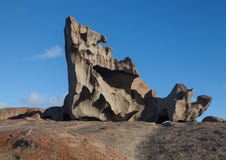 Remarkable Rocks, in the southern part of the Flinders Chase National Park. royalty free stock photo Remarkable Rocks, in the southern part of the Flinders Chase National Park. royalty free stock photo