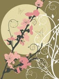 Remolino rosado de la luna de sakura Remolino rosado de la luna de sakura