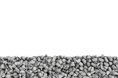 Rendering frame made of stones lying at the bottom on white background. royalty free illustration Rendering frame made of stones lying at the bottom on white background. royalty free illustration