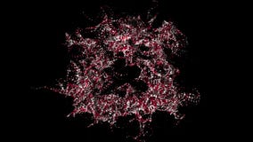 Rendu 3d abstrait des particules chaotiques Cubes en vol dans l'espace vide Forme dynamique Fond futuriste affiche illustration libre de droits Rendu 3d abstrait des particules chaotiques Cubes en vol dans l'espace vide Forme dynamique Fond futuriste affiche illustration libre de droits