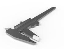 rendu 3D d'un calibre d'isolement sur le fond blanc illustration libre de droits rendu 3D d'un calibre d'isolement sur le fond blanc illustration libre de droits