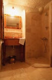 Renovated Bathroom In A Cave Ensuite Royalty Free Stock Photos