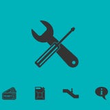 Repair icon flat stock illustration Repair icon flat stock illustration