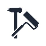 Reparaturikonenvektorzeichen und -symbol lokalisiert auf weißem Hintergrund lizenzfreie abbildung Reparaturikonenvektorzeichen und -symbol lokalisiert auf weißem Hintergrund lizenzfreie abbildung